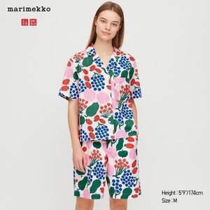 Uniqlo x Marimekko Short Sleeve Printed Shirt